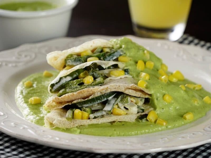 Egg-white crepes