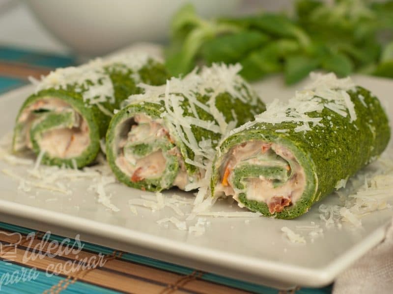 Spinach roll