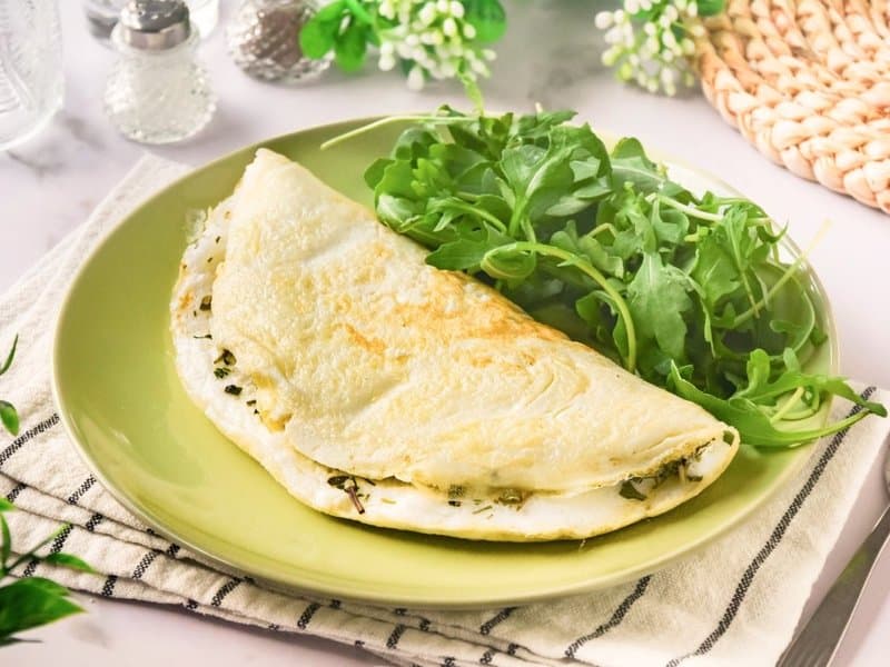 Egg-white omelette